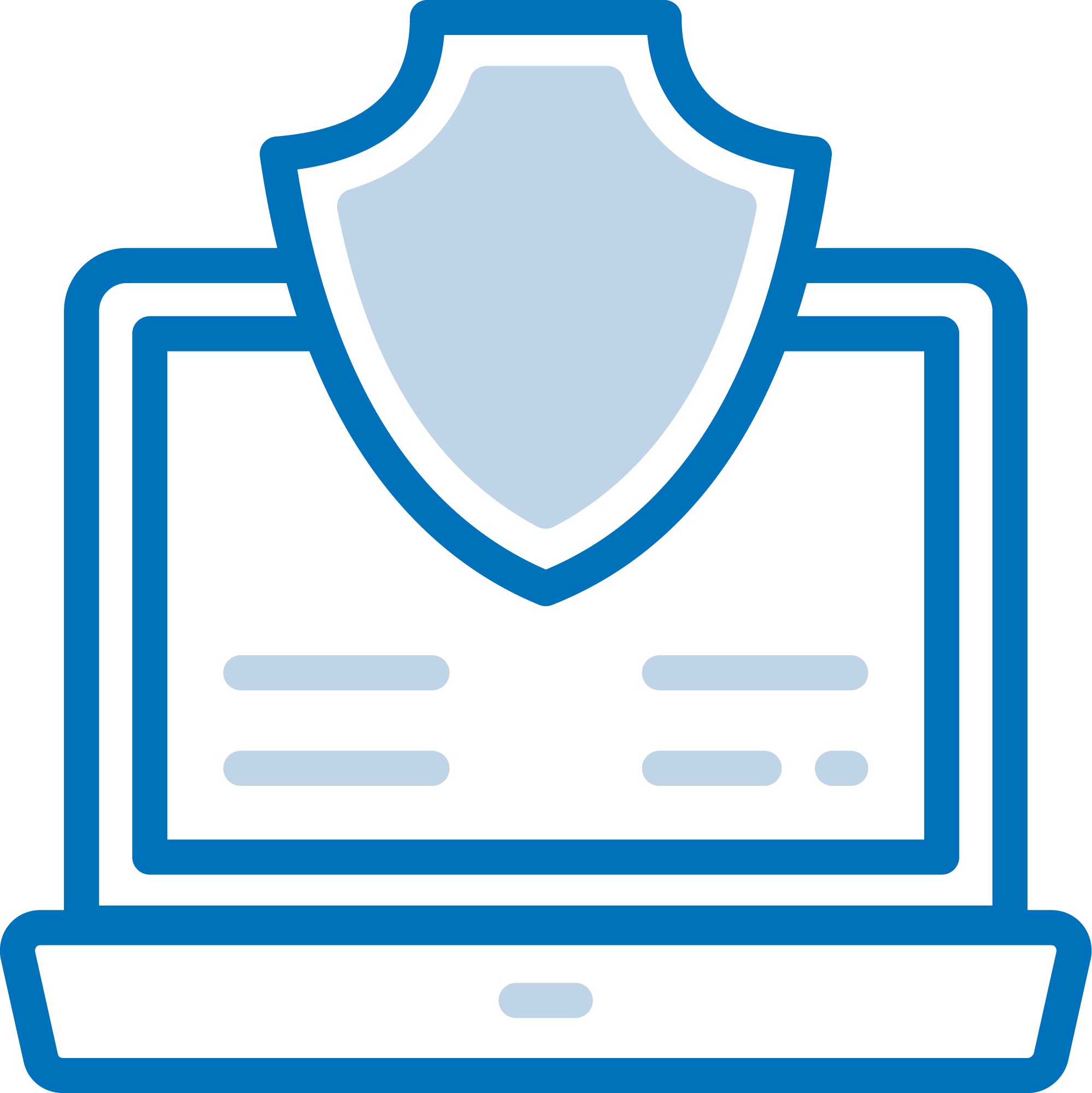 Icon - Centralized Management Blue
