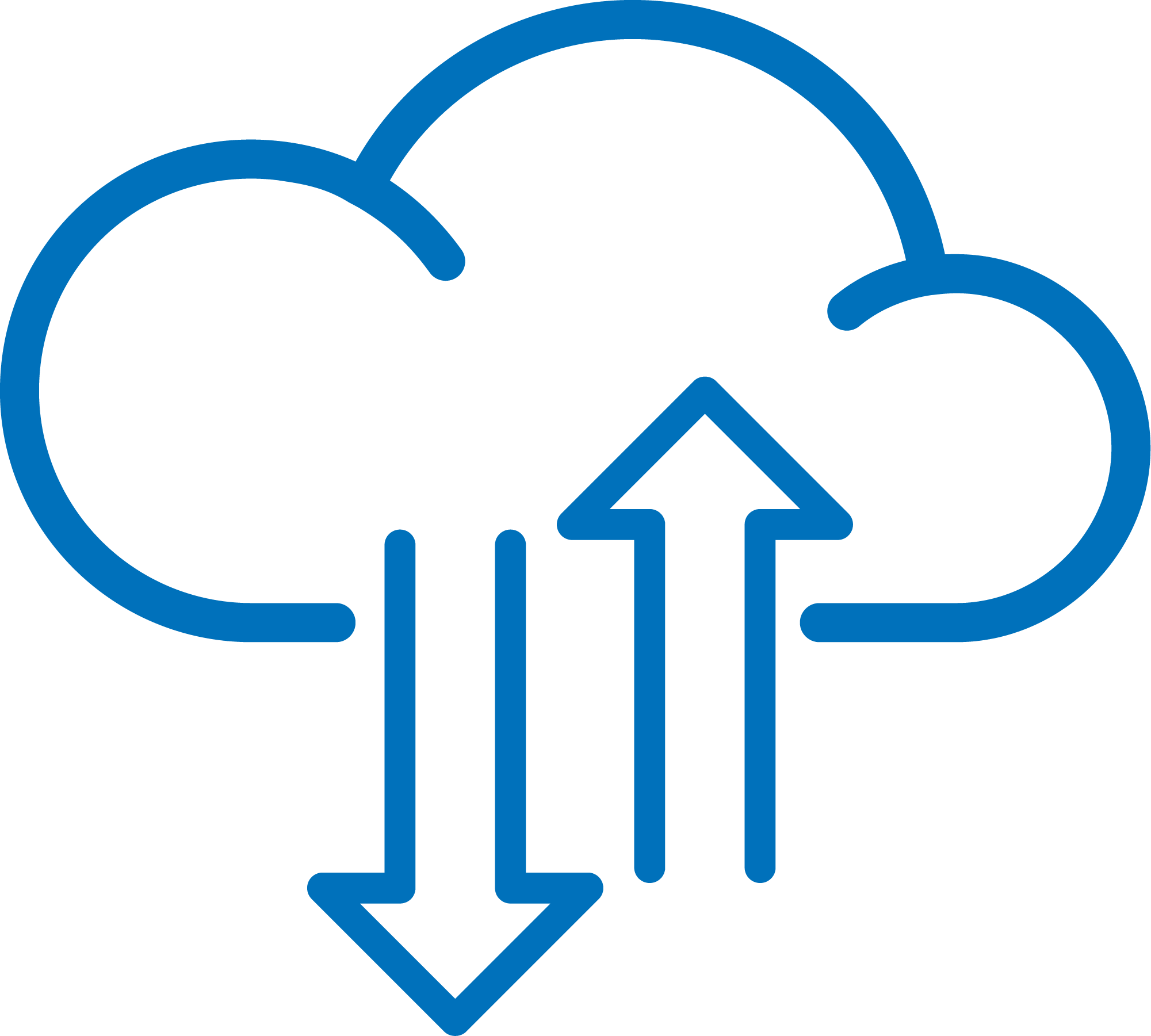 Icon - Flexible Cloud Solutions Blue