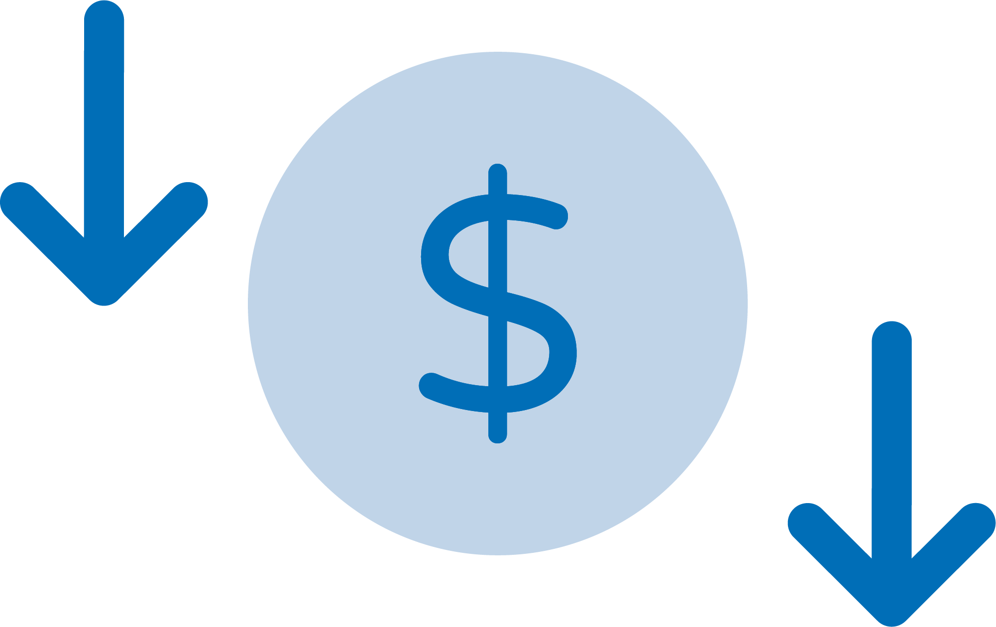 Icon - Lower Costs Blue