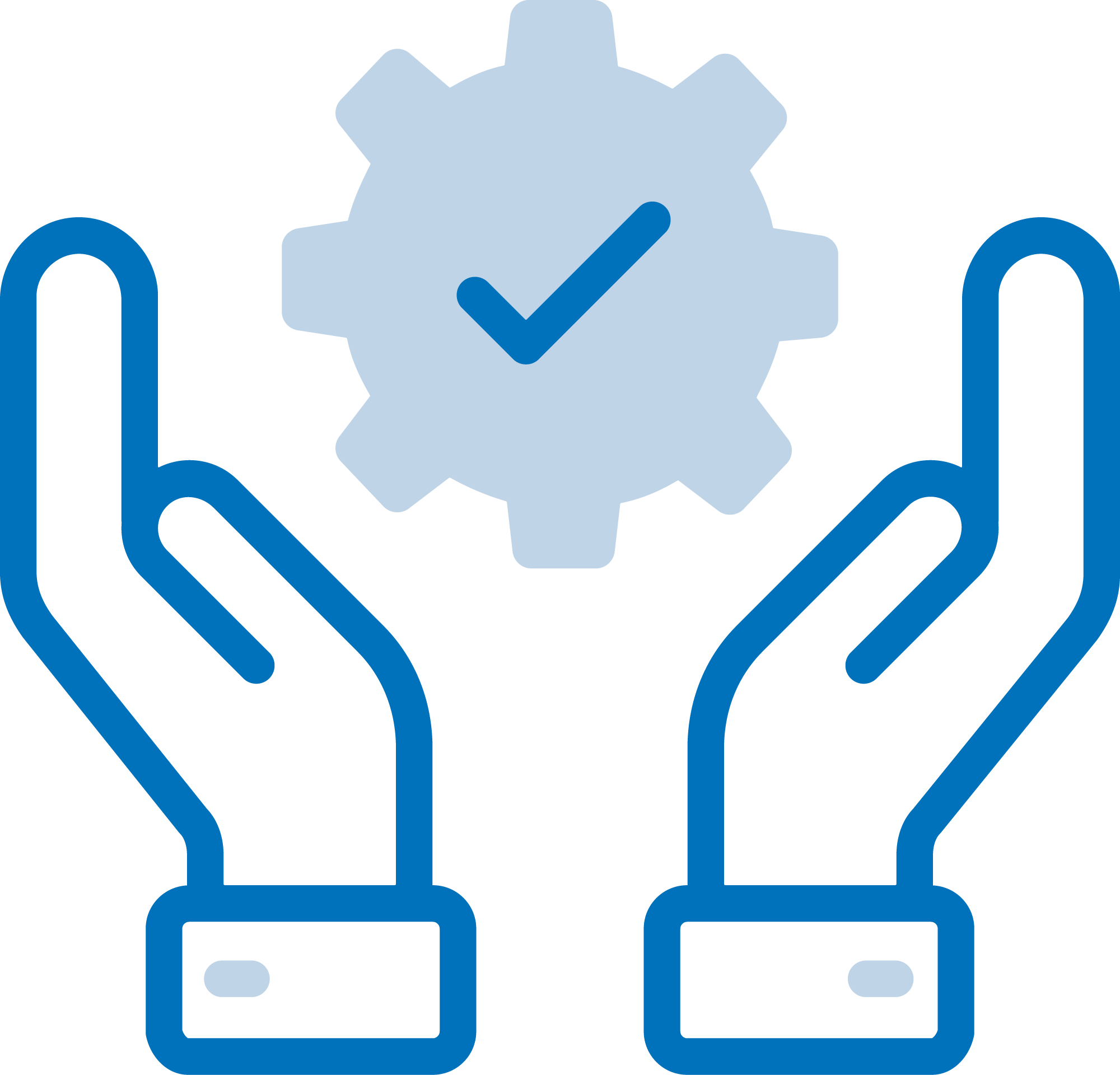 Icon - Managed Services Blue